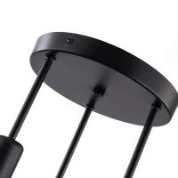 Lámpara Colgante Vintage De 3 Luces E27 Soporte Semi-Enchufe Para Techo Moderno Para Dormitorio Sala De Estar Pasillo - details 23
