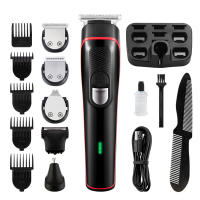 Cortapelo Eléctrico 5 en 1 con Pantalla Digital Inteligente - Kit de Corte de Pelo Casero Completo para Barba, Cerdas y Cabello - Trimmer Multifuncional con Accesorios Especializados - details 1