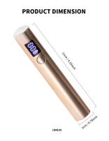 Lámpara LED UV Portátil Para Uñas Mini Secador De Uñas Recargable Con Pantalla Para Curar Polvo De Gel Máquina De Manicura - details 5