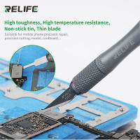 RELIFE RL-101B Conjunto De 8 En 1 Mango De Hoja Para Reparación De Placas Base De Teléfonos Móviles BGA Eliminador De Pegamento Herramienta De Escáner - details 1