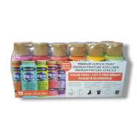 DecoArt Americana - Paquete económico de 12 pintura acrílica, Envió Gratis. DASK427 de 12 unidades, 2 Oz 59ml. Ideal para iniciación a la pintura decorativa. Se adhiere en lienzo, madera, cartón, escayola, terracota y todo tipo de superficies. Deco Art - details 0