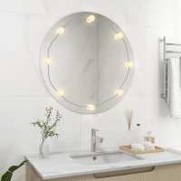 vidaXL Espejo de Pared con Luces LED Redondo de Vidrio Pasillo Cuarto de Baño Dimensiones Φ 30 cm,  Φ 40 cm,  Φ 50 cm y mas - details 4