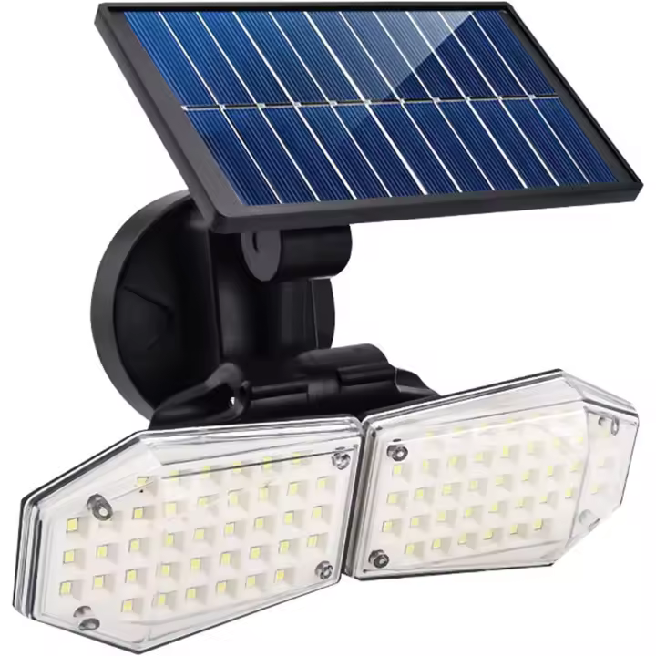 Luz solar para jardín al aire libre, luz de pared con inducción del cuerpo humano de 78 led, luz de seguridad sin instalación de cableado, IP65 adecuada para todo tipo de clima, escaleras, pasillos, garajes, etc. - 1