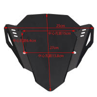 Parabrisas De Motocicleta Protector De Viento Delantero Para YAMAHA MT07 FZ07 Aluminio 2018 2019 2020 Accesorio De Motocicleta - details 5