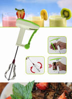 Batidora Manual Cuchillas Acero Inoxidable Silvano Verde - details 0