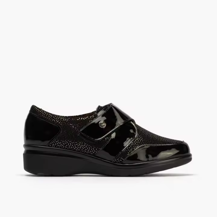 Zapatos casual mujer PITILLOS 10021 BLUCHER LYCRA CON VELCRO NEGRO 33202 24I - 1