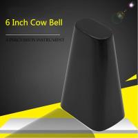 Campana De Buey De 6 Pulgadas Instrumento De Percusión De Alta Calidad Metálica Negra Para Conjunto De Batería Musical - details 0