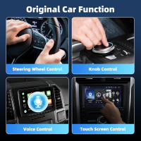Adaptador De Coche Inalámbrico 2 En 1 CarPlay Para iPhone Y Android Con Conexión USB Tipo C AI Box Dongle Automotriz - details 10
