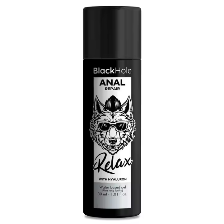 Black Hole Anal Repair Base Agua Relax Con Hyaluron 30 ml Black Hole Lubricantes - 1