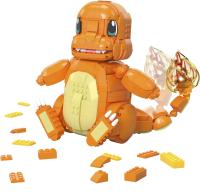 MATTEL MEGA CONSTRUX WONDER BUILDERS POKEMON CHARMANDER JUMBO - FIGURA DE CONSTRUCCION - TAMAÑO 25CM APROX. - 750 PIEZAS - details 1