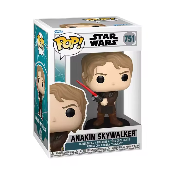 Funko Pop! : Figura De Vinilo De Ahsoka S3anakin Skywalker Star Wars 9 Cm - 1
