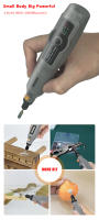 Taladro Mini Grindera Recargable DONUMEH Con Batería Removible 3 Velocidades Ajustables Herramienta Rotativa Dremel Engraver Para DIY En Casa - details 1