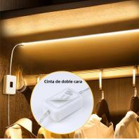 Luz LED Para El Baño Espejo Con Lámpara USB Y Cinta Adhesiva Decoración De Hogar COB Strip Para Maquillaje Y Mesa De Vestir - details 5