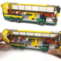 Bloques De Construcción Para Niños Serie Ciudad Estación De Autobuses Y Camiones Transporte De Coches Modelo MOC Juguete Educativo Para Niños De 6 a 12 Años - details 4