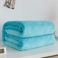 Manta De Felpa Coral Suave Y Cálida Para Camas Faux Fur Mink Tela De Plisado American Style Estilo Invierno Cubierta De Sofá Color Sólido Manta De Viaje Para Adultos - details 16