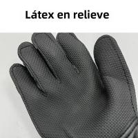 Guantes De Portero Profesional Para Niños Con Logotipo De Equipo Antideslizantes Y Látex Grueso Para Fútbol Y Soccer Con Guardia De Dedos - details 2