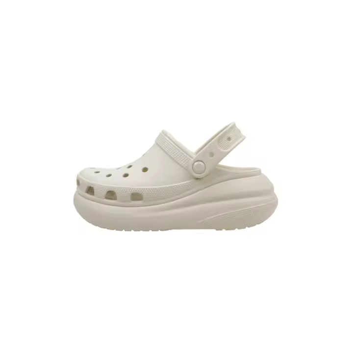 Crocs CLASSIC CRUSH CLOG Zuecos De Plataforma Mujer Blanco - 1