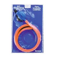 BUTSIR KIT REGULADOR AZUL Para botellas Butsir azules. Con tubo de goma de 1,5 m y dos abrazaderas. - details 0