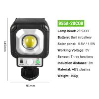 Lampara Solar COB/LED para exteriores, JX995A.farola de inducción humana impermeable, Sensor de movimiento PIR, iluminación de seguridad, farola Solar para jardín. - details 8