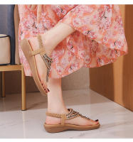 Sandalias Planas de Verano para Mujer Tanga Bohemia con Correa en T Zapatos de Tanga Chanclas Talla 36-42 EU - details 3