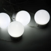 Espejo De Maquillaje LED Con Luz De Encendido Libre Iluminación Tridimensional Blanca Para Mesa De Vestir Rotativa Táctil - details 14