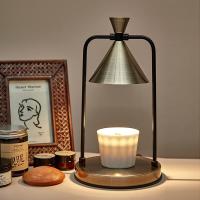 Lámpara De Mesa Decorativa De Vela Lámpara De Aromaterapia Para Derretir Cera Con Vidrio Blanco Moderna Para Dormitorio - details 0