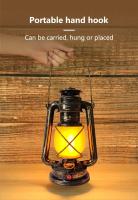 Lámpara De Mesa LED Recargable Retro Con 3 Modos De Iluminación Luces De Ambiente Vintage Portátil Para Viajes Y Camping - details 5