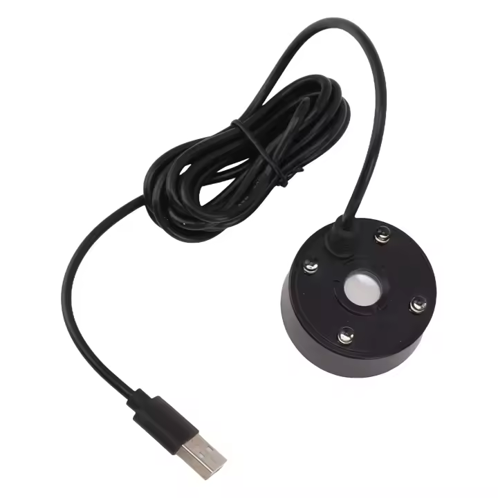Fogón De Niebla Con Luz LED Colorida USB Atomizador De Fuente De Sonido Para Piscina Rocadura De Peces Grifo Mist Maker 5V - 1