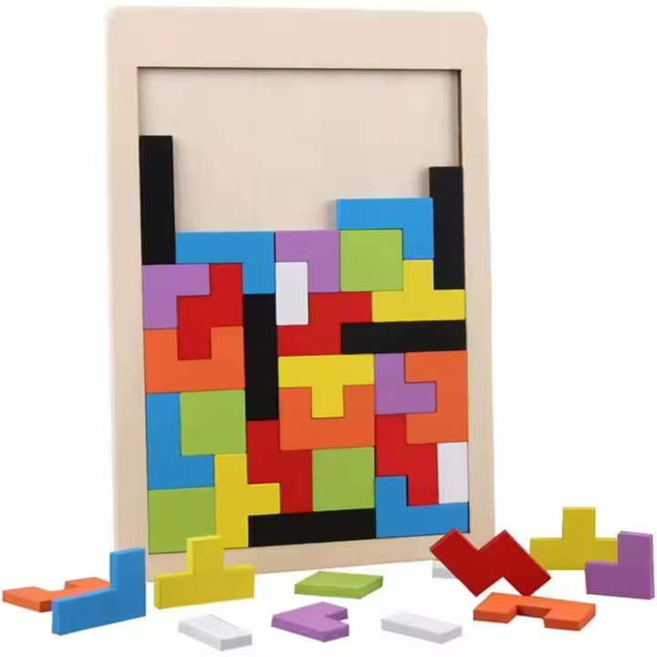 Juego de rompecabezas de Madera de 40 piezas, Juego de Inteligencia para niños, Caja de rompecabezas, juego cerebroal, bloque de construcción, Educational Gift para niños, Niños, Gift de Navidad - 1