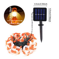 Nueva Luz De Enredadera De Hadas Solar Cabeza De Abeja 20leds 30leds Para Jardín Fuente Patio Navidad Guirnalda De Luces Exteriores - details 0