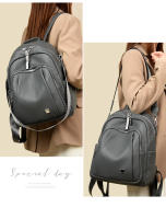 Mochila de cuero para Mujer, Bolso de un solo hombro, Bolso Escolar, Bolso de viaje de gran capacidad, Bolso casual de moda versátil - details 20