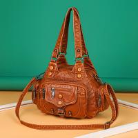 Nueva Moda Bolso De Hombro Para Mujer De Cuero Suave De Alta Calidad Marca Famosa Diseñador Bolso De Mano De Lujo Bolsos De Hombro Casual Con Decoración De Rivet - details 0