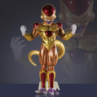 Figura De Acción Dragon Ball 22cm Dorada Frisa Hecha a Mano Estatua De Anime Regalo Para Fiestas Ornamento De Juguete Para Adultos - details 0