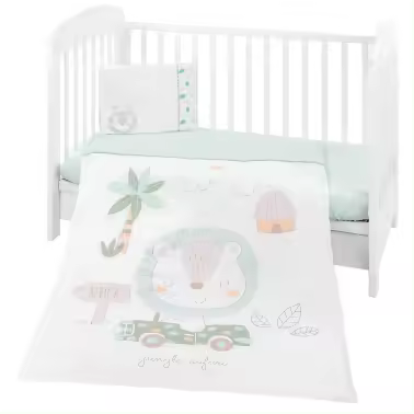 Conjunto jogo de cama 5pçs Kikka Boo Jungle King - 1