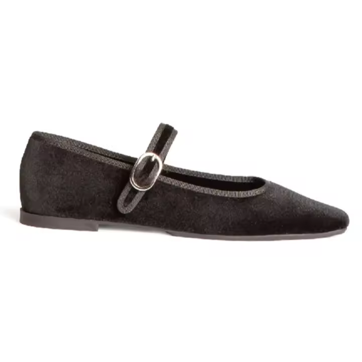 Corina merceditas plana para mujer m4570 color negro - 1