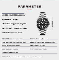 Reloj De Diversión TOPHILL 300M NH35 316L Automático Resistente Al Agua Con Cristal De Zafiro Y Luz Super Luminosa Para Hombres TD008G - details 1