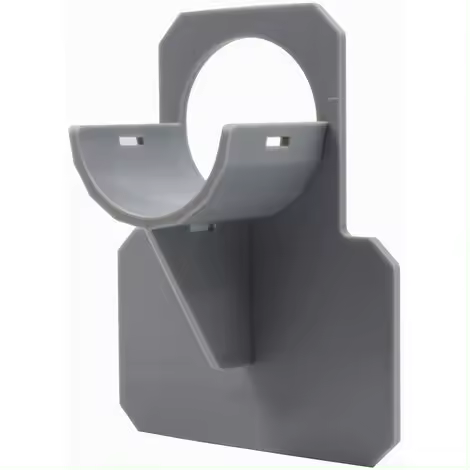 2 Soportes para mangueras de piscina color gris - Soporte para mangueras de 30 a 37 mm - 1