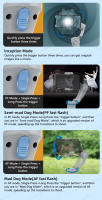 Stabilizador Gimbal De 3 Ejes HQ6 Para Teléfono Móvil Con Luz De Iluminación De Relleno Rastreo De Cara Y Anti Desbaste Para Android iPhone Grabación De Vídeo - details 11