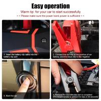 Car Jump Starter 30000mAh Portable Auto Starting Device 1500A Peak Power Bank Petrol Diesel Car Emergency Battery Auto Booster Starter - details 6