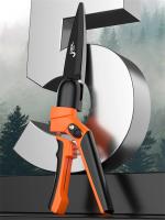 Tijeras De Jardín Multifuncionales Skeyo Con Hojas De Acero Carbono Y Mango De Goma Para Podar Arbustos Y Cortar Grama Rotación 360 Grados - details 10