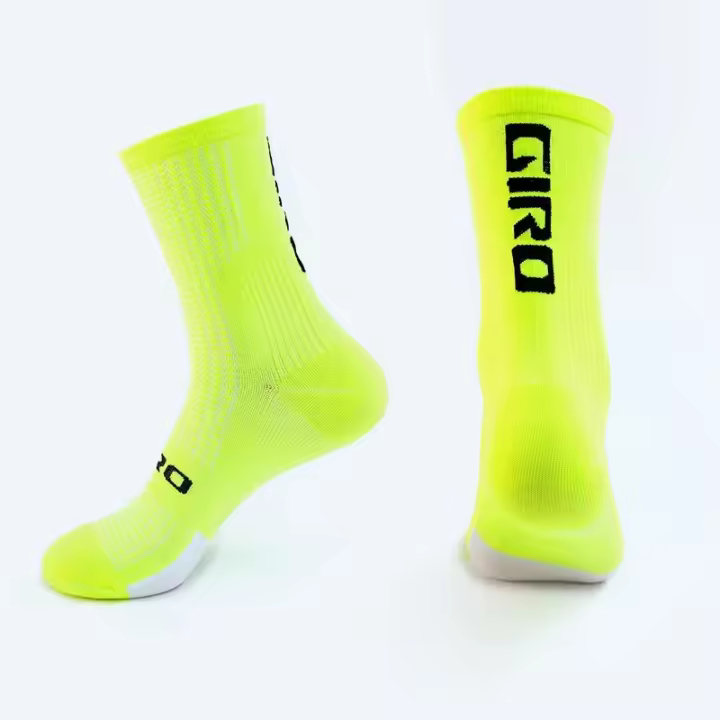 Calcetines De Ciclismo De Compresión Para Competición Respirables Para Hombre Y Mujer Calcetines De Montaña Deporte Algodón Rodilla-Alto - 1