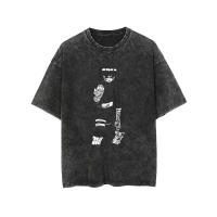 Camiseta De Algodón Retro Para Hombre Y Mujer Camiseta Gráfica De Anime Casual De Verano Oversized Estilo Harajuku Streetwear - details 3