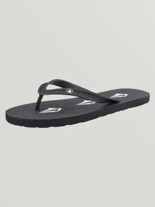 Sandalias Volcom Rocker 2 Stoney para Hombre en Negro con Suave Tira de TPU y Plantilla de EVA Texturizada - 1