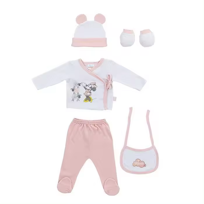 Interbaby Conjunto Primera Puesta Disney Mickey y Minnie - 1