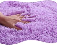 Juego de alfombras de baño de microfibra suave, 3 piezas, alfombrilla de baño antideslizante, funda de asiento de inodoro de felpa esponjosa para baño, alfombrilla de baño absorbente de agua (negro) - details 0