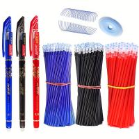 Juego De 23 Rotuladores De Gel Erasables 0.5mm En Negro/Azul/Rojo Con Borrador Mágico Y Mango Lavable Estación De Oficina Y Escuela - details 0