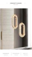 Lámpara Colgante Minimalista Moderna Para Sala De Estar Y Dormitorio Iluminación Ambiental Decorativa Para El Hogar Instalación Interior - details 13