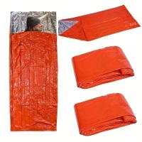 Bolsa De Dormir Emergencia Impermeable Calor Térmico Manta De Sobrevivencia Ligera Para Camping Y Senderismo - details 0