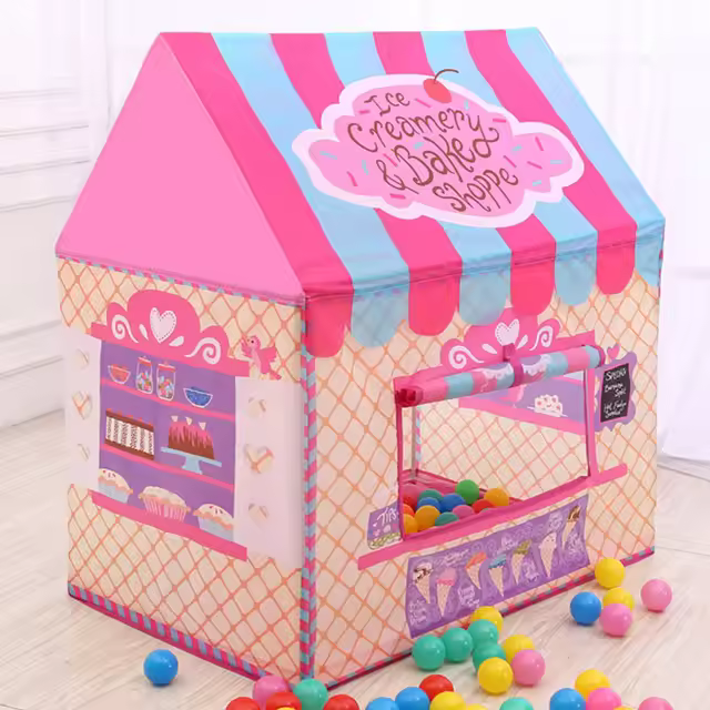 Carpa Para Niños Y Niñas Juguetes De Interior Y Exterior Ideal Para Cumpleaños Y Navidad Carpa Inflable De Tela Resistente Edades Recomendadas 3-6Y 6-12Y - 1