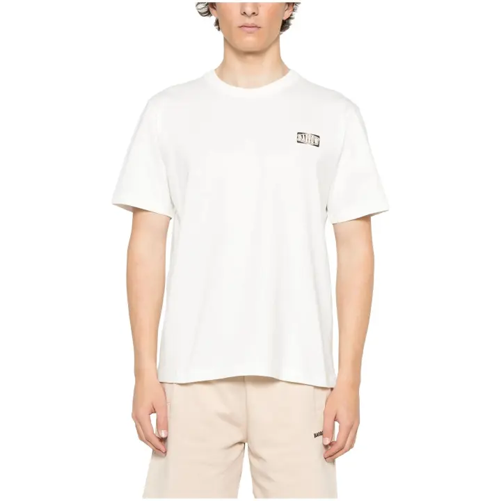 Camiseta BARROW Oversize con Robot de Baloncesto en la Espalda Color Blanco - 1